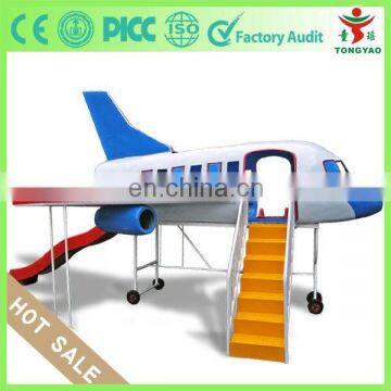 Fiber Glass Airplane Outdoor Playground,children Airplane Playground Equipment