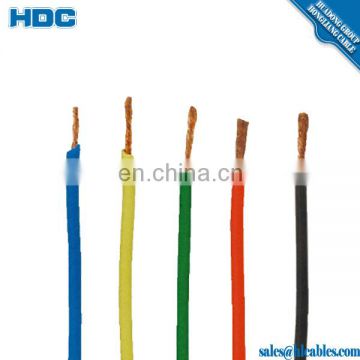 NYAF cable flexible cable PVC insulation multi color as customized 2.5mm2 4mm2 6mm2