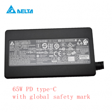 Delta 65W PD Charger Type-c Laptop Adaptors,ADP-65KE B KC PSE PSB Delta photo-5
