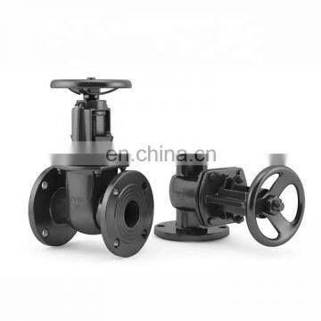 Double Disc Welded Brass Grey Iron 200 Degree Temperature flange type gate valves