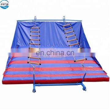 2018 Kids N Adults Commercial Inflatable Jacob's Ladder for Climb Games with Detachable Steel frame supported NB003-18