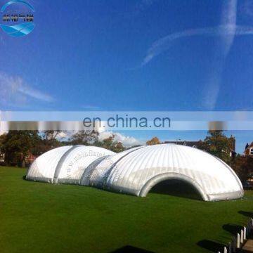 Outdoor White Party / Wedding / Events Inflatable Cube Tent, Inflatable Dome Tent For Rental