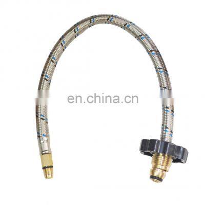 Heater water Stainless Steel wire braided hose with ACS CE watermark WRAS certificate