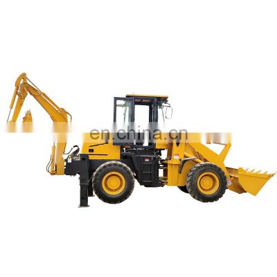 Mini hydraulic Backhoe Loader 4x4 Machinery Excavator and Loader in India for sale