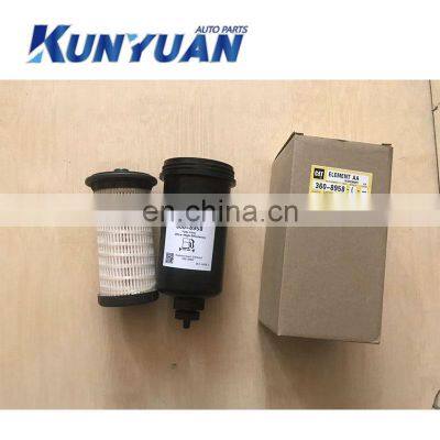 Top Quality Excavator Parts GFC Fuel Filter Bowl with Element  360-8958