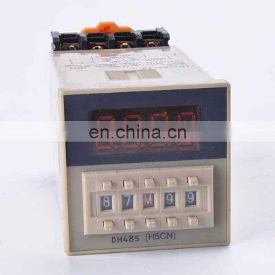 DH48S-1Z delay SPDT time relay with socket DH48S series delay timer with base AC 220V 110V AC/DC 24V 12V