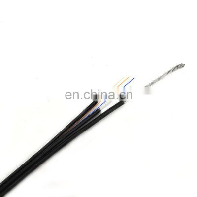 2core outdoor indoor GJYXCH GJXH fiber optic cable  LSZH G652D G657Aflat drop cable fiber optic 2 core ftth cable riser