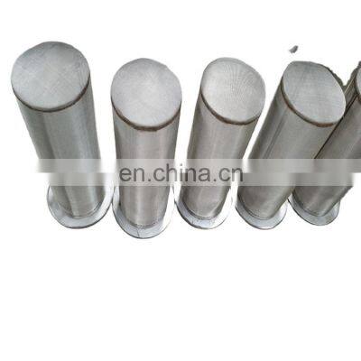 304 stainless steel bucket filter strainer metal filter mesh bucket basket element