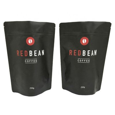 custom digital printed mylar coffee bean bags with valve