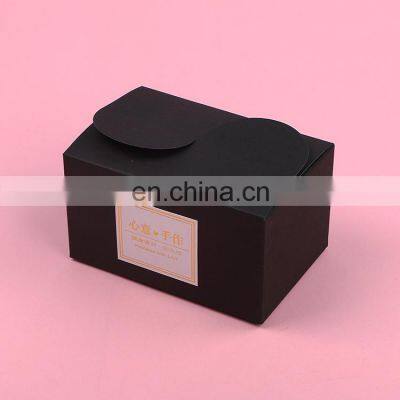 Paper Flat Gift Boxes Flat Packaging Black White Gift Box Flat Paper Boxes With Custom Logo Foil 2019 photo-3