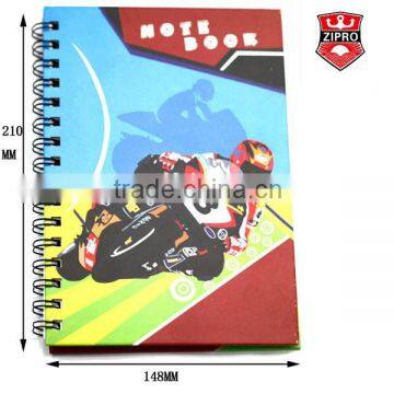 hard cover notebook sport spiral notebook fashion design notebook