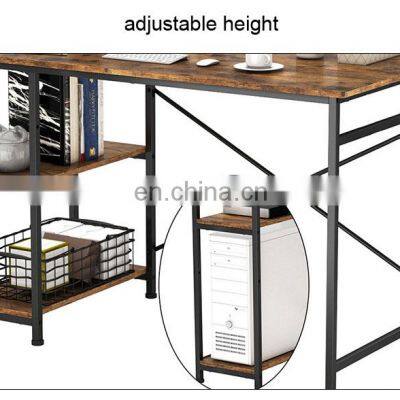 Помощь с домашними заданиями. Простой, в форме «1», подвижный металлический компьютерный рабочий стол для учебы и домашнего офиса. Современный исполнительский кабинетный стол. photo-5