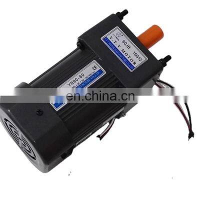 Fixed speed motor YN90-60/90JB15G12 ratio 15 12mm shaft ac motor