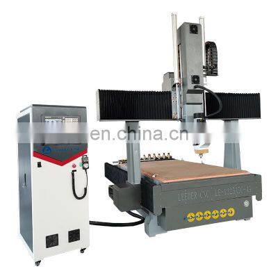 Leeder Hot Sale! Multifunction Wood Craft Atc Cnc Router Cutting Machine With Row Drilling