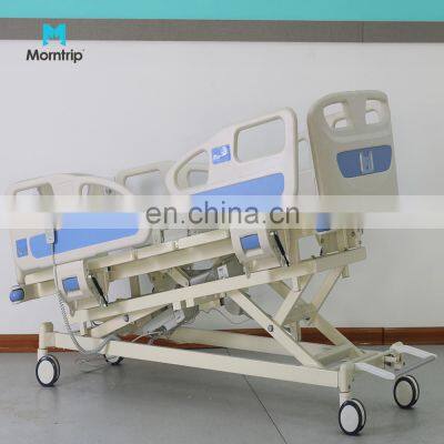 Factory Supply Multi Functions Economy ABS Headboard Footboard Electric Hospital Bed With Adjustable Height