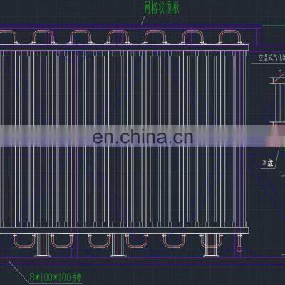 Cryogenic Liquid High Pressure Skid Mounted Liquid Oxygen Nitrogen Argon LNG Air Convection Vaporizer photo-5