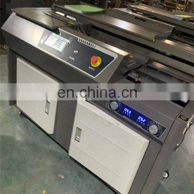 UK5 Semi Automatic Hot Thermal Glue Spine Book Binder, Hotmelt Eva Glue Notebook Binding Machine photo-2