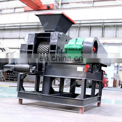 Factory price customized small bbq ball press 1-20t/Hour egg oval pillow shape two toller charcoal briquette making machine