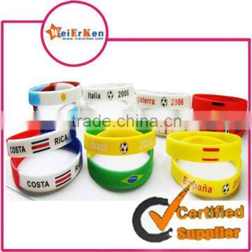 2012 eco neon silicone bands lovely silicone bands