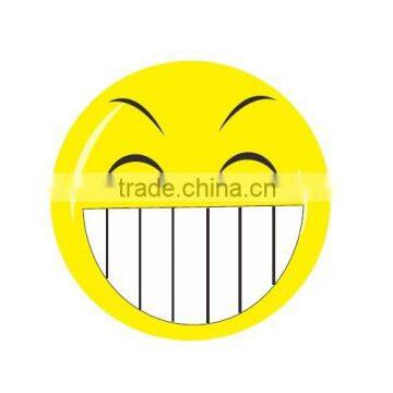 Hi-viz Happy smiling reflective sticker for safety