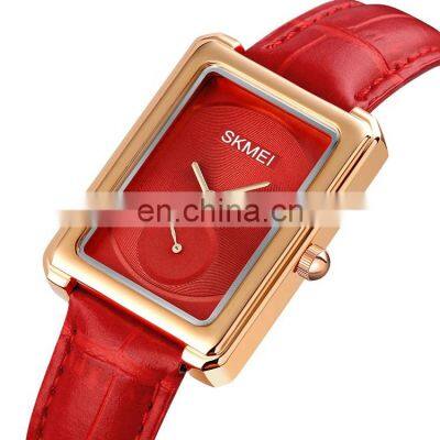 name brand wholesale factory SKMEI 1691 cheap price steel buckle charm fashion leather watch