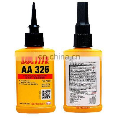 Loctites AA 326 Acrylic Structural Adhesive One Component Yellow Super Glue Magnetic Steel Adhesive for Magnet Metal Glass 326 photo-2