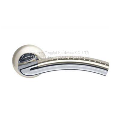 Popular New Design Good Quality Zinc Alloy/zamac/zamak/aluminum Door Handle for European Door Lock