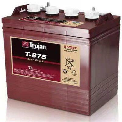 Trojan Qiu Jian Battery T-125 Lift/Forklift 6V240AH Rechargeable Sightseeing Vehicle Battery in Stock