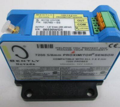 Bently Nevada 18745-03 Sensor 7200 5 & 8 mm Proximitor Sensor