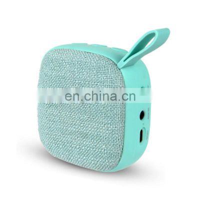 Hot Sell Oem 3W Hifi Portable Fabric Small Wireless BT Speaker