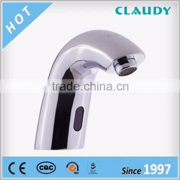 2016 Hot Sales Brass Chrome Finish AC DC ROHS Automatic Shut off Faucet photo-3
