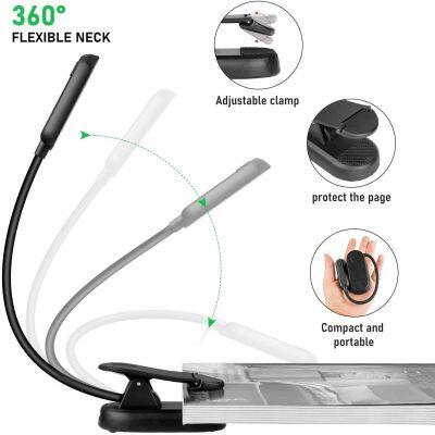 Read Anywhere Convenient 1600K 4000K 6000K Mini Clip Led Book Light photo-4