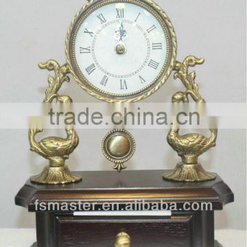 antiqued desk clock desk top clocks desk stand clock