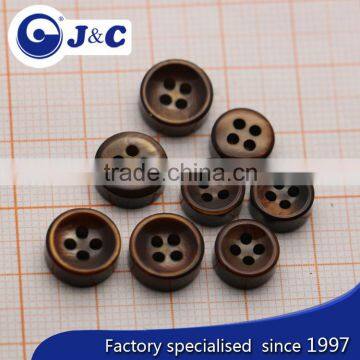 4mm Thickness Pearl Shell Buttons ,brown MOP Shells Shirt Button photo-3