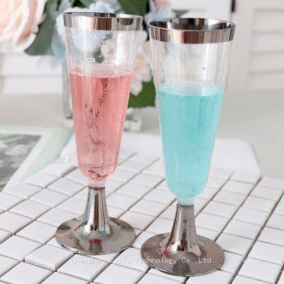 Wholesale Plastic Champagne Flutes - 24-100 Pcs Bulk Pack, Disposable & Reusable for Party Distributors