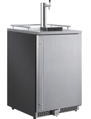 Kegerator- 163L, Indoor or Outdoor, LED Display, Stainless Steel and Reversible Door photo-2