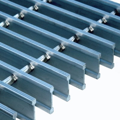Light Steel Structure Platform With Grating, Handrails, and Treads