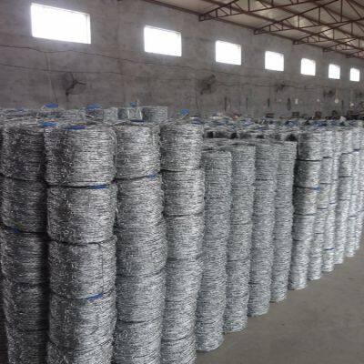Galvanized Steel Farm Wire Stainless Steel Barbed Wire Rolled Fencing for Prisons photo-6