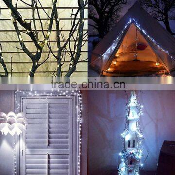 33Ft 100 LED Copper Wire String Lights DC12V LED Fairy Lights for Outdoor Christmas Wedding Party Decor photo-6