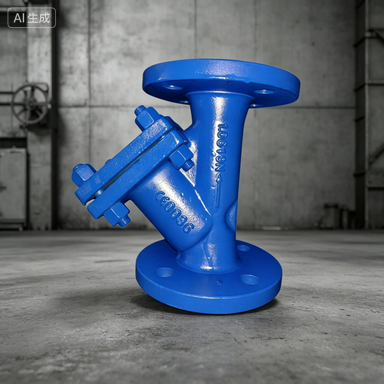 ASTM A216 WCB Marine Cast Steel Flanged Y-Type Strainer for Seawater Systems photo-3