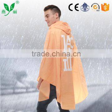 YANLI High Quality Pvc Waterproof,windproof Poncho Raincoat for Adult photo-2