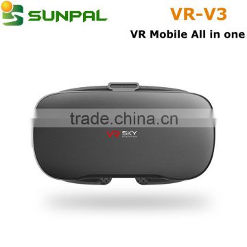 2016 latest 3D vr glasses vrarle vr box bluetooth for mobile phone 3d movies games CX-V3