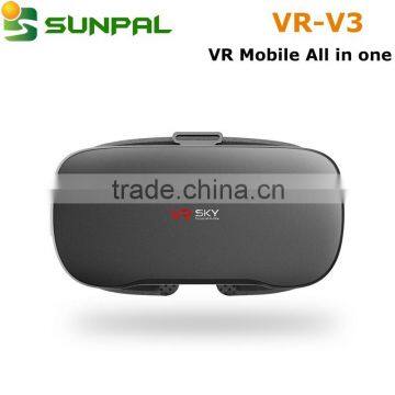 2016 Latest 3D vr Glasses Vrarle vr Box Bluetooth for Mobile Phone 3d Movies Games CX-V3