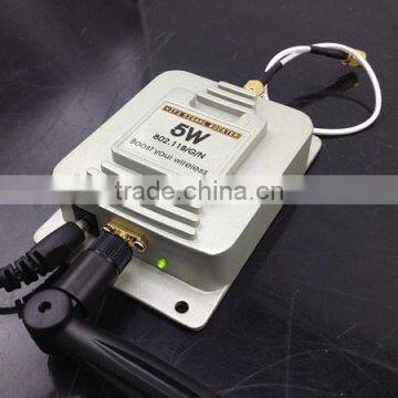 Wireless Wide Coverage37dbm and Throughput , 5w 2.4G Home Indoor 2km Long Range Wifi Booster photo-3