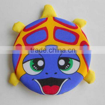 8'' water animal fabric flying disc for kids