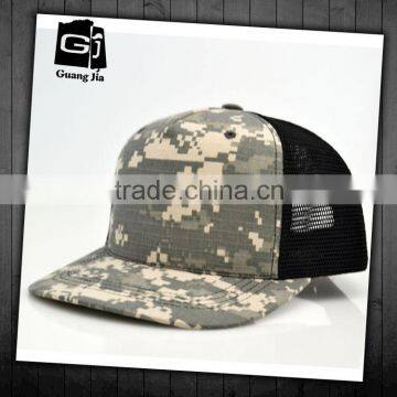 High quality woodland camo mesh security guard cap