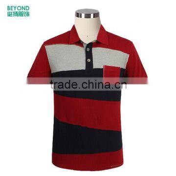 custom patwork multi colors polo shirt t shirts