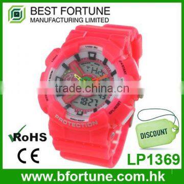 LP1369 China factory lcd display 2016 cheap custom logo watches