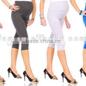 Cropped Very Comfortable Maternity Cotton Leggings