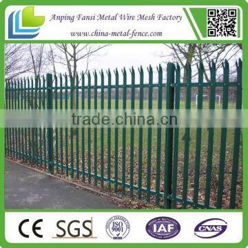 D/W Pale Triple Point Hot Dip Galvanised palisade fencing